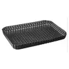 Image de plat rectangle métal fond amovible 31x21cm - 146645