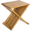 Image de 5 Five Chaise De Bain Pliante En Bambou One Size
