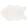 Image de Atmosphera Kids - Tapis imitiation fourrure enfant Douceur - L. 60 x l. 90 cm - Blanc - Douceur