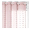 Image de Créateur d'intérieur - Rideau Voilage "Lily" 140x240cm Rose