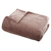 Image de - Grand plaid en Flanelle uni - 180x130 cm - Rose - OLLIS