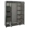 Image de Armoire 1 penderie + étagères + boites gris 5five