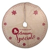Image de Fééric Lights and Christmas - Tapis pour Sapin Jute "Vintage" 90cm Naturel