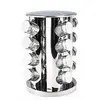 Image de - Présentoir à Epices 16 Pots "Inox" 28cm Argent