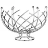 Image de - Corbeille à Fruits en Métal Spirale 30cm Argent