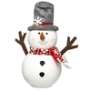 Image de Fééric Lights and Christmas - Bonhomme de Neige Déco "Chapeau" 34cm Blanc