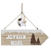 Image de Fééric Lights and Christmas - Pancarte Murale Joyeux Noël Glacé 31cm Naturel