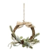 Image de Fééric Lights and Christmas - Couronne de Noël "Cocon" 36cm Naturel