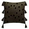 Image de Créateur d'intérieur - Housse de Coussin "Shine" 40x40cm Noir