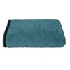 Image de - Drap de bain Joia avec liseré 150x100 cm - Bleu Canard et Noir - Joia