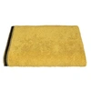 Image de - Drap de bain Joia avec liseré 150x100 cm - Jaune Ocre et Noir - Joia