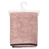 Image de - Drap de bain Joia avec liseré 150x100 cm - Rose et Noir - Joia