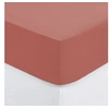 Image de - Drap Housse bonnet 30 cm 100% Coton Esther 160x200 cm - Rose Blush - CARINA