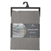 Image de - Housse de couette 2 places en coton 240x220cm fermeture boutons - Gris - CARINA