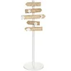 Image de Atmosphera Kids - Porte-manteau pancarte pour enfant - Hauteur 114 cm - Blanc et beige