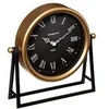 Image de Créateur d'intérieur - Horloge à Poser en Métal "Luca" 27cm Noir