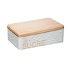 Image de Boîte à sucre en morceaux "scandi" 20cm blanc