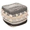Image de Pouf Lurex noir 45x45 cm