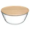Image de - Saladier & Couvercle "Bambou" 2,5L Transparent