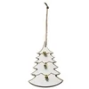 Image de Fééric Lights and Christmas - Sujet de Noël Sapin "Cocon" 20cm Blanc & Naturel