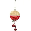 Image de Fééric Lights and Christmas - Sujet de Noël Boule "Etoile" 33cm Rouge & Beige