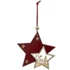 Image de Fééric Lights and Christmas - Sujet de Noël Etoiles "Héritage" 20cm Rouge & Or