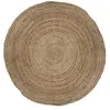 Image de Tapis en jute rond D120 naturel