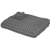 Image de Plaid fourrure bouclée - 180 x 230 cm - Gris ardoise