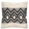 Image de Créateur d'intérieur - Coussin Déco à Pompons "Row" 45x45cm Gris