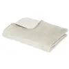 Image de Dessus de lit 240x260 feuilles ivoire - Ivoire