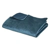 Image de Dessus de lit 240x260 feuilles bleu canard - Bleu canard
