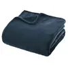 Image de - Grand Plaid en flanelle uni - 230x180 - Bleu