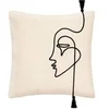 Image de Créateur d'intérieur - Housse de Coussin Déco "Corde" 40x40cm Ivoire