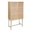 Image de - Buffet haut 2 portes en cannage RAYO - Beige - Rayo