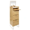 Image de Chiffonnier en bambou avec miroir Levia