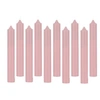 Image de Comptoir de la Bougie - Lot de 10 Bougies Bâton Hugo 16cm Rose Clair