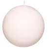 Image de Comptoir de la Bougie - Bougie Boule "Rustic" 10cm Rose Clair