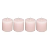 Image de Comptoir de la Bougie - Lot de 4 Bougies Votives "Rustic" 4,5cm Rose Clair