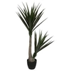 Image de Créateur d'intérieur - Plante Artificielle en Pot "Yucca" 130cm Vert & Noir