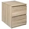 Image de Chevet 2 tiroirs 38 cm Dolo naturel