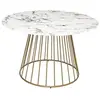 Image de Table ronde 120 cm Rayo effet marbre