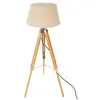 Image de Lampadaire trépied Runo ivoire bambou H 145 cm