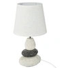 Image de Créateur d'intérieur - Lampe A Poser "Galets" 33cm Ivoire
