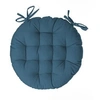 Image de Créateur d'intérieur - Galette de Chaise Ronde "Leana" 38cm Bleu Canard