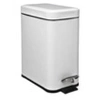 Image de - Poubelle de Salle de Bain "Rectangle" 5L Blanc