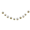 Image de - Guirlande Lumineuse "Boule" 178cm Blanc & Or