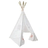 Image de Tipi décoratif 160 cm pour enfant blanc