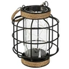 Image de Créateur d'intérieur - Lanterne en Métal & Fil MicroLed Diane 17cm Noir