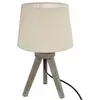 Image de Créateur d'intérieur - Lampe à Poser Trépied en Bois "Alexis" 31cm Lin
