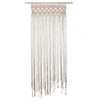 Image de Rideau fils macramé et barre Eté H 200 cm